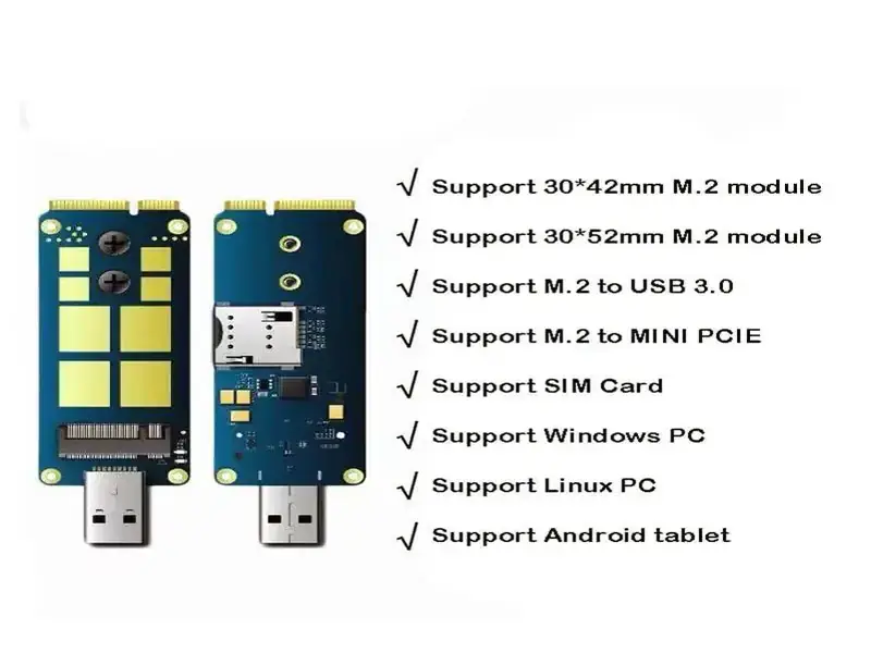 SIMCOM SIM8200-M22 Adapterkarte