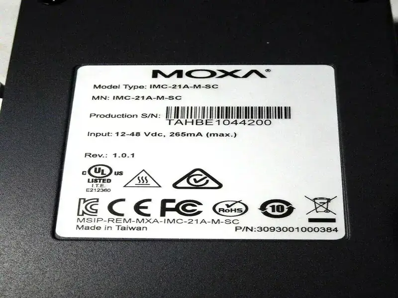 MOXA IMC-21A-M-SC Fotoumformer