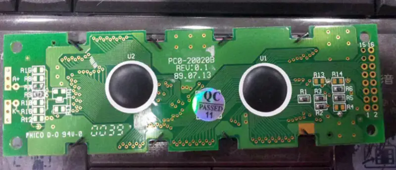 PHICO PC0-20020B REV:0.1 D-O 94V-0 LCD board