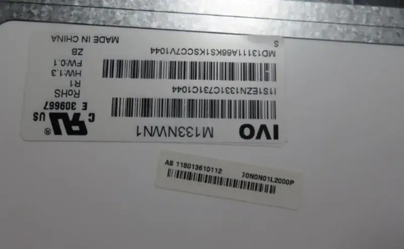 IVO M133NWN1 R1 LCD panel replacement