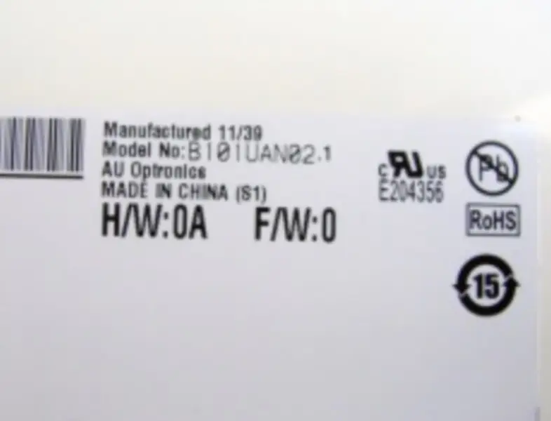 AUO B101UAN02.1 LCD panel