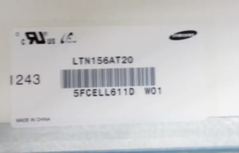 Samsung LTN156AT20-W01 LCD面板