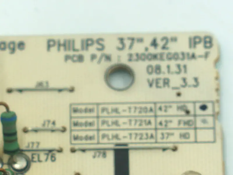 Philips 42PFL5403/93 PLHL-T721A 2300KEG031A-F LCD電源板