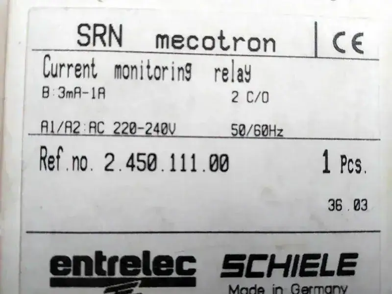 SCHIELE 2.450.111.00 Relaismodul