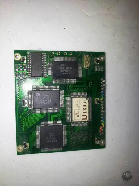 VL QC PCSS U16005 LCD-Platine