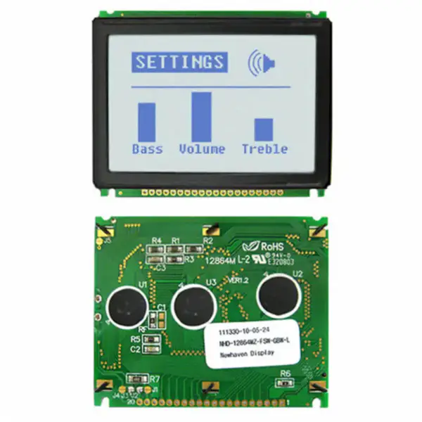 Newhaven NHD-12864MZ-FSW-GBW-L LCD LED