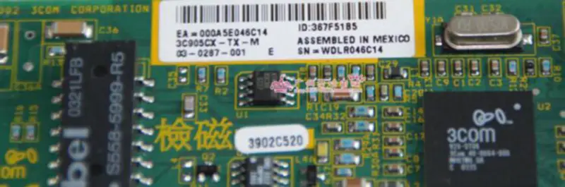 3Com 3C905CX-TX-M 10/100Mbps Ethernet PCI Netzwerkkarte