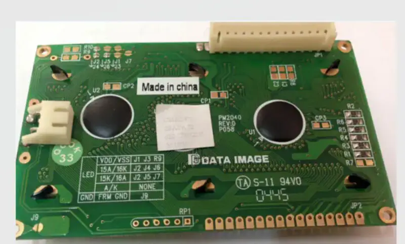 PM204D REV:D P058 DATA IMAGE CM200400-SFAYA-I2 LCD-Platine