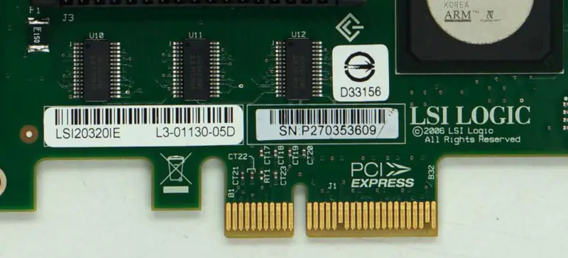 LSI LSI20320IE HP PCI-e SCSI-Karte 439776-001 439946-001