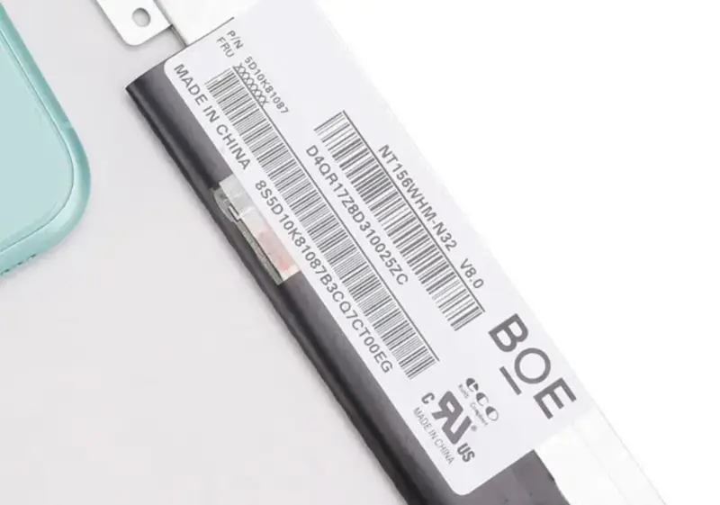 BOE NT156WHM-N32 LCD panel