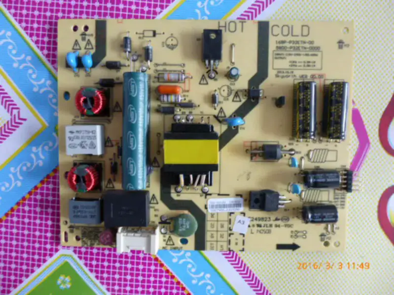 Skyworth 32E360E 168P-P32ETN-00 5800-P32ETN-0000 電源板