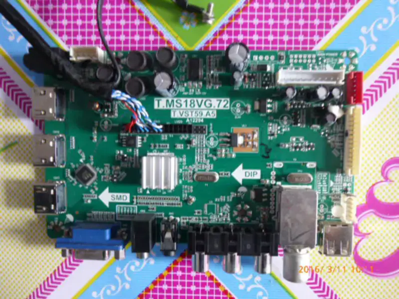 SANYO 32CE530ALED T.MS18VG.72 T.VST59.A5 Board with lcd