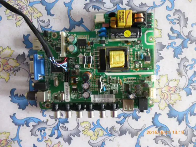 Changhong LED32538M Oboni LED32V6 Board MV59X13.S050 with LCD CN32TU720
