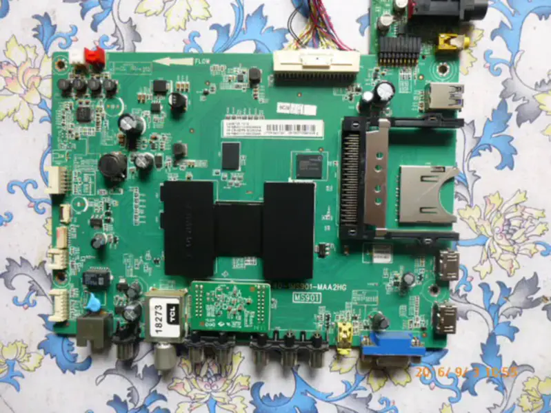 TCL L48A71 40-1MS901-MAA2HG Platine mit LCD LVF480SE4L