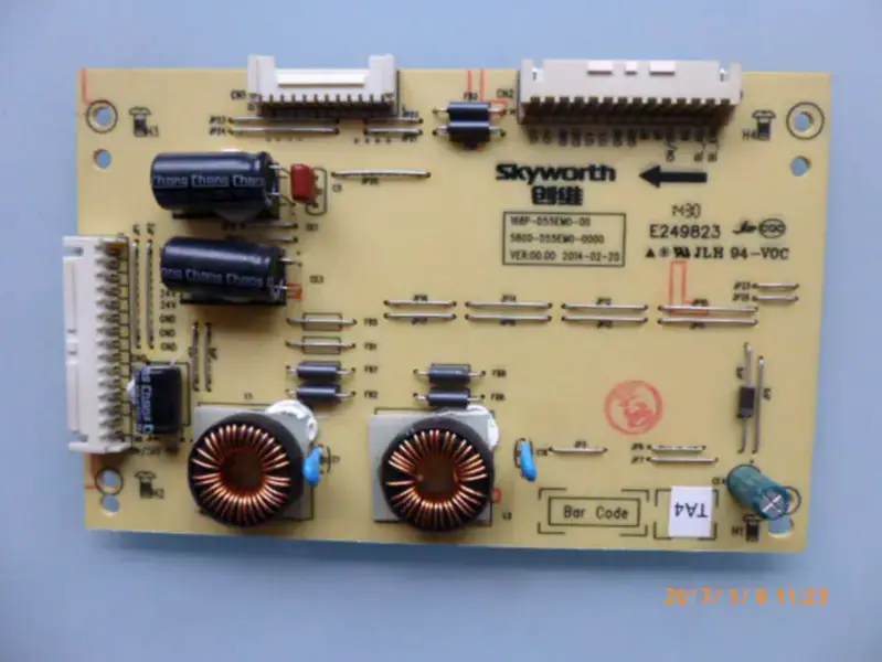 Skyworth 55E510E 5800-D55EM0-0000 168P-D55EM0-00 INVERTER-Platine