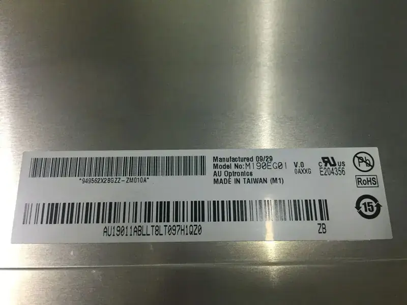 AUO M190EG01 V0 LCD面板替換