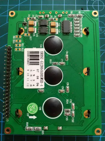 XRDSC-G12864ADBSWSD-4 LCD board
