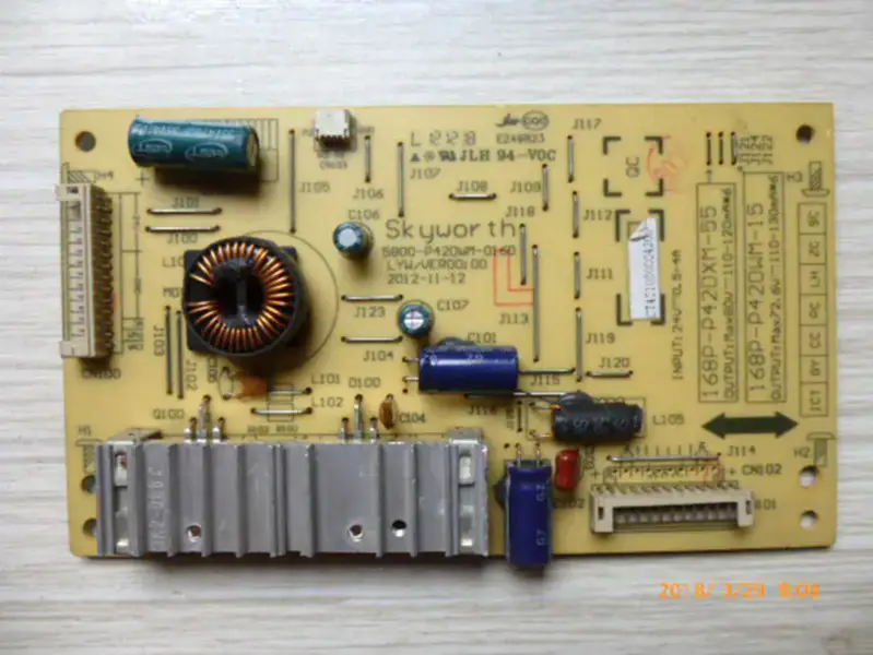 Skyworth 5800-P42DWM-0160 168P-P42DXM-55/P42DWM-15 INVERTER Board