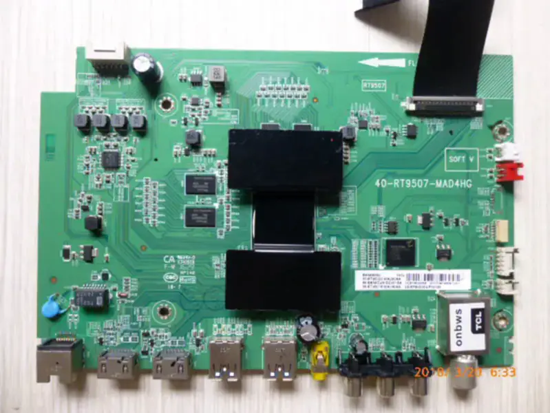 TCL B55A658U 40-RT9507-MAD4HG LVU550NDEL LCD板