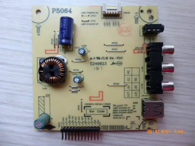 Skyworth 42E5ERS 5800-D42XM0-0700/6520 168P-P42XM0-07 Inverterplatine