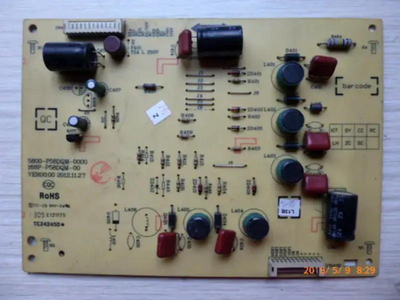 Skyworth 55E550E 5800-P58DQM-0000 168P-P58DQM-00 INVERTER Board