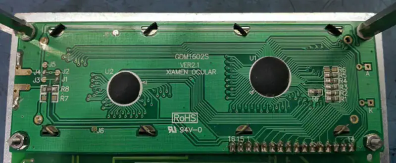 XIAMEN OCULAR GDM1602S VER2.1 LCD-Platine