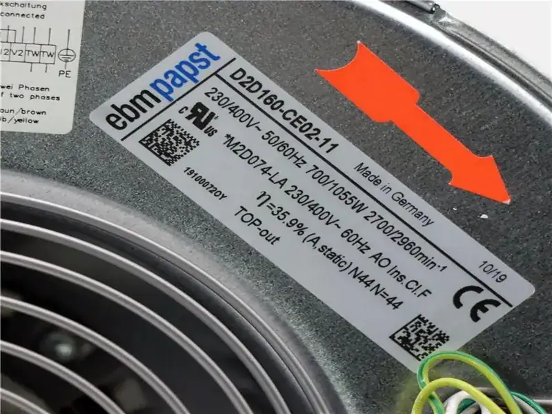 Ebmpapst D2D160-CE02-11 風扇