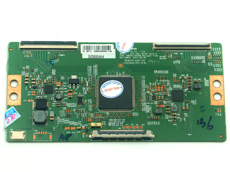 LG 49E6090 V15 UHD TM120 VER0.9 6870C-0535B Logikplatine
