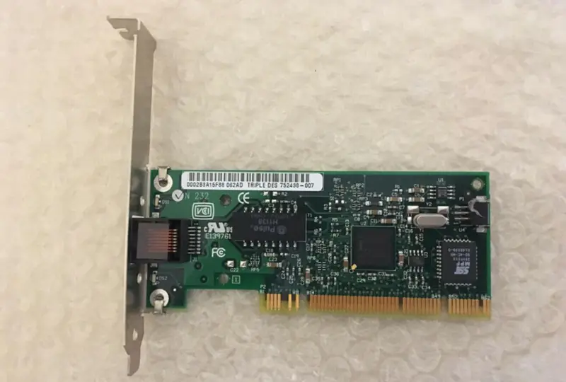 Intel PRO/100S SERVER 752438-007 乙太網路卡 Triple DES