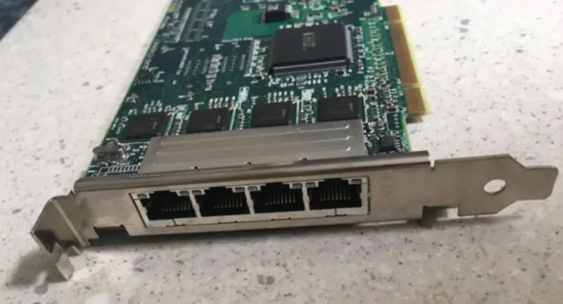Radisys 97-9031-02 Vier-Port-PCI-Ethernet-Server-Netzwerkkarte