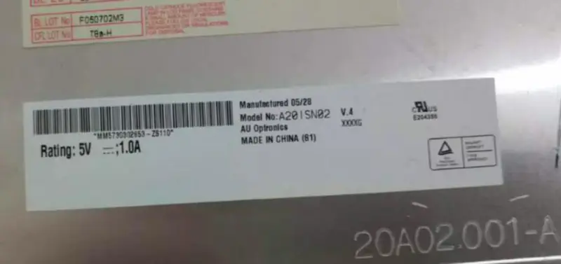 AUO A201SN02 V4 LCD面板