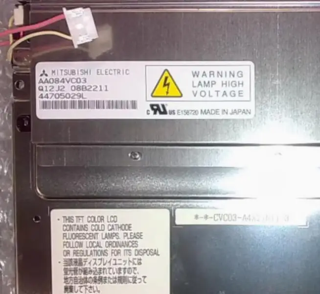 Mitsubishi AA084VC03 LCD-Panel
