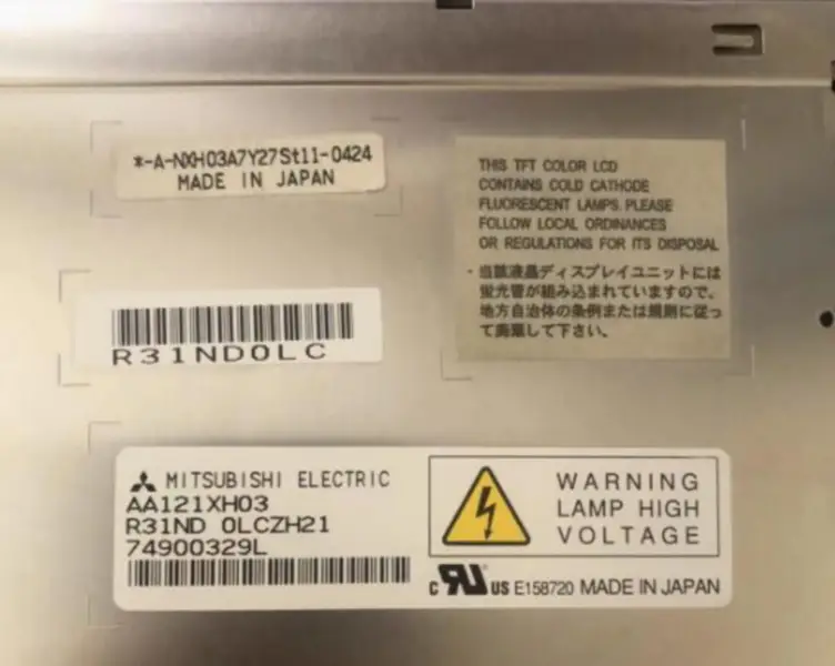 Mitsubishi AA121XH03 LCD panel