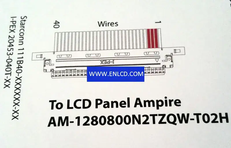 AMPIRE AM-1280800N2TZQW-T02H 工業用LCD面板