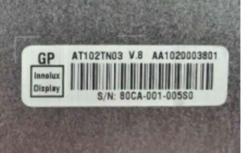Innolux AT102TN03 V.8 LCD panel