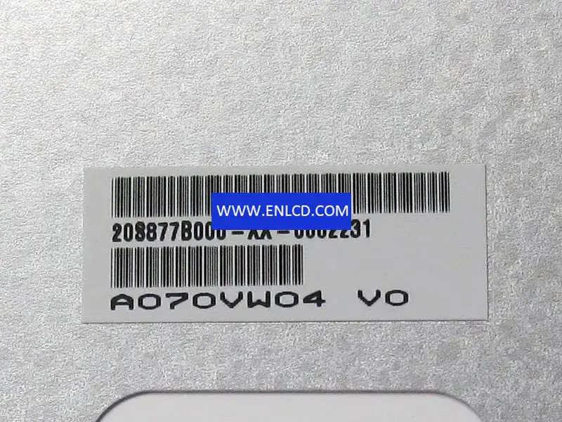 AUO A070VW04 V0 LCD-Panel Ersatz
