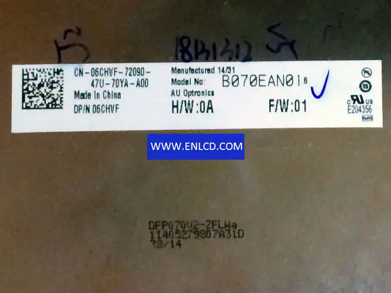 AUO B070EAN01.6 LCD panel