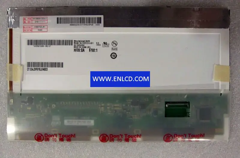 AUO B089AW01 V0 LCD panel Touchscreen replacement