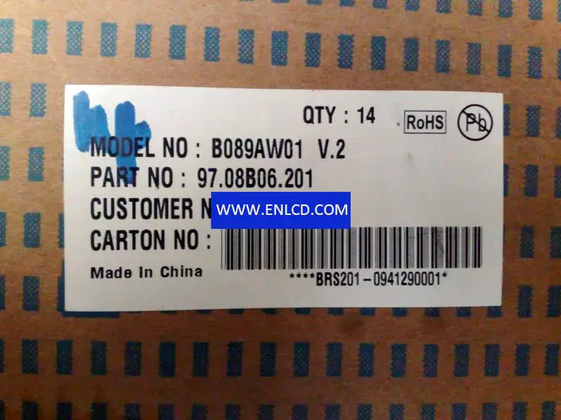 AUO B089AW01 V2 LCD panel Touchscreen replacement