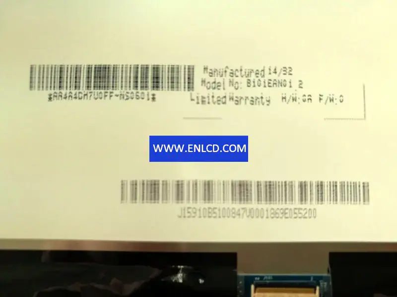AUO B101EAN01.2 LCD panel replacement