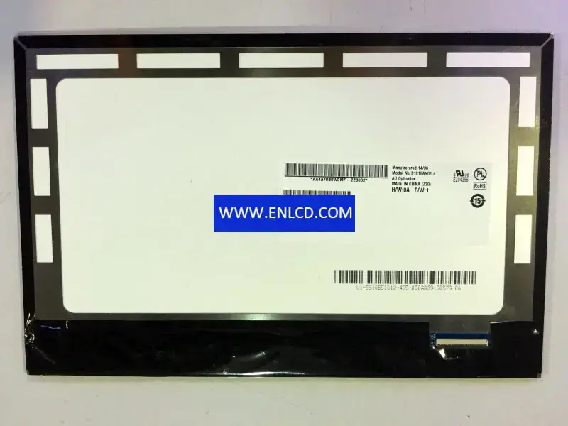 AUO B101EAN01.4 LCD panel replacement for Pad & Tablet