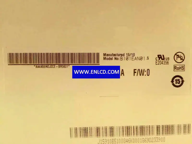 AUO B101EAN01.5 LCD面板替代品