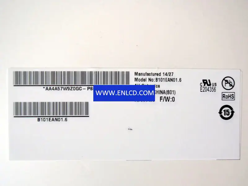 AUO B101EAN01.6 LCD panel