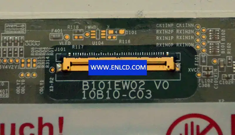 AUO B101EW02 V0 LCD panel replacement for Laptop
