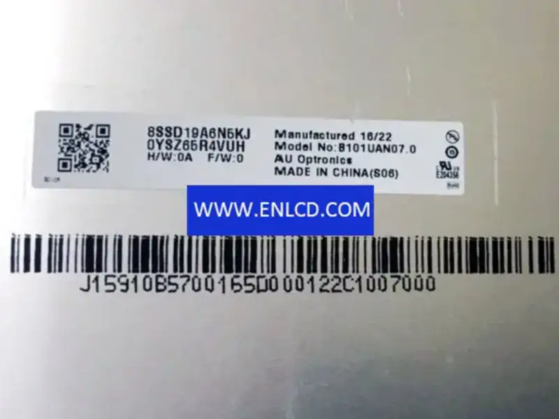 AUO B101UAN07.0 LCD panel
