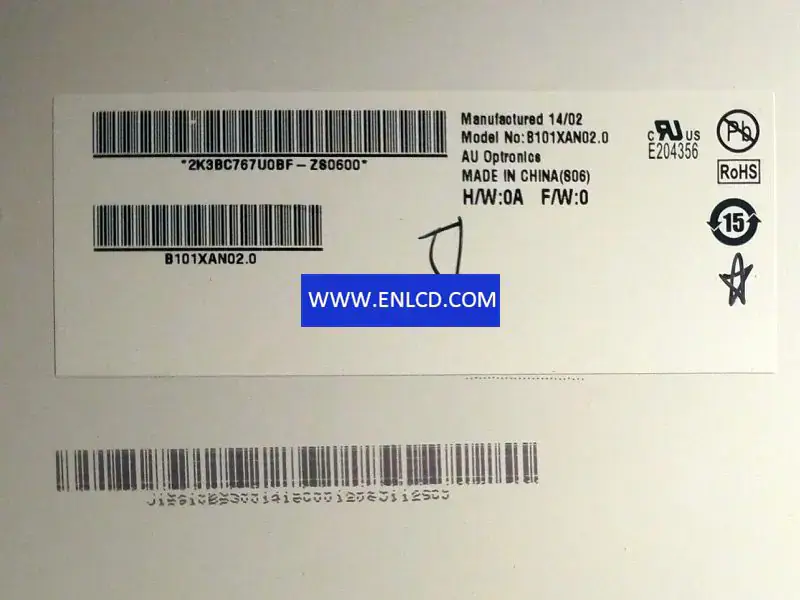 AUO B101XAN02.0 LCD panel