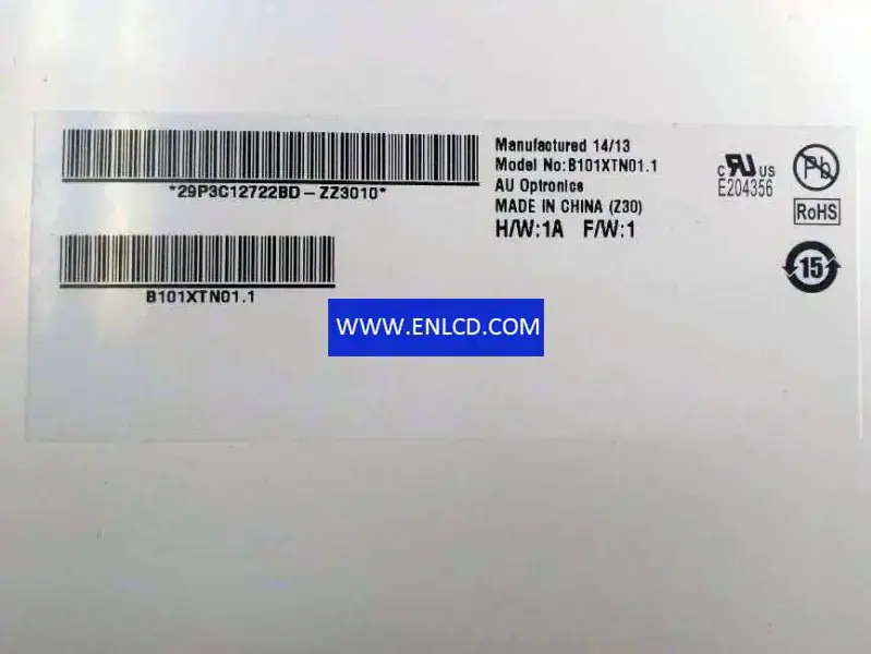AUO B101XTN01.1 LCD panel