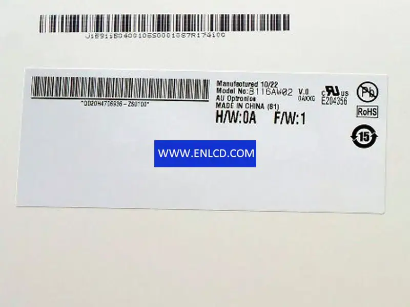 AUO B116AW02 V0 LCD panel for Netbook PC