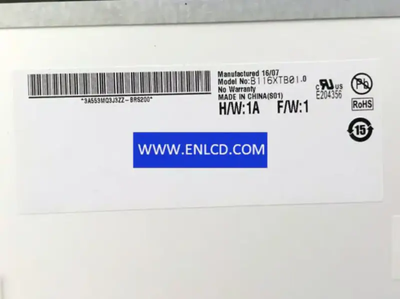 AUO B116XTB01.0 LCD panel