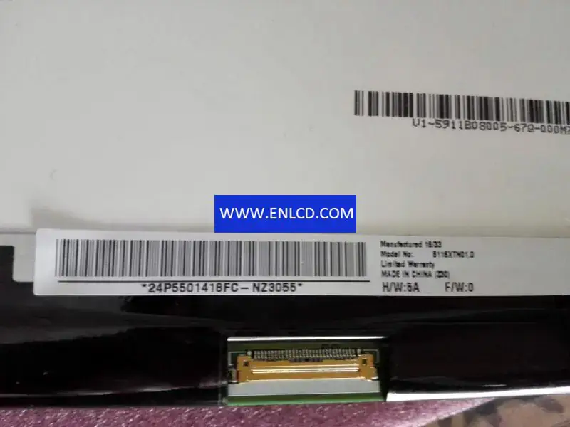 AUO B116XTN01.0 HW5A LCD-Panel